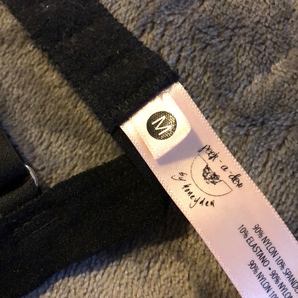 Nordstrom Honey dew elastic black lace bralette - Picture 5 of 6